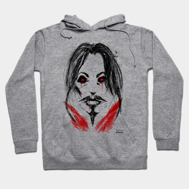 Castlevania Dracula Face Hoodie by DougSQ